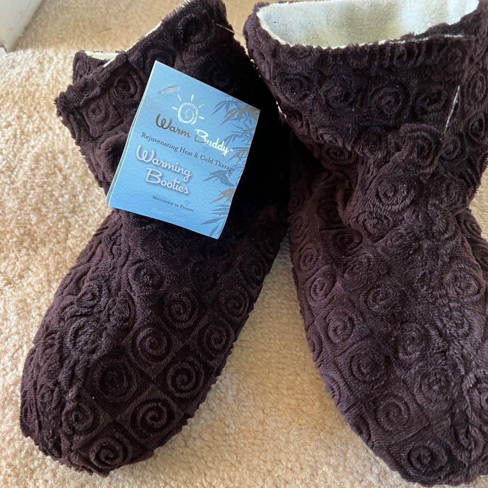 Warm Buddy Brown Warming Booties